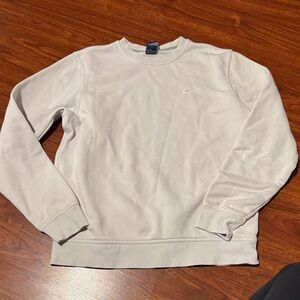 Nike Men's Off-White Crewneck Sweater size LARGE